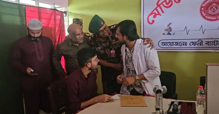 বিজিবির ফ্রি মেডিকেল ক্যাম্প